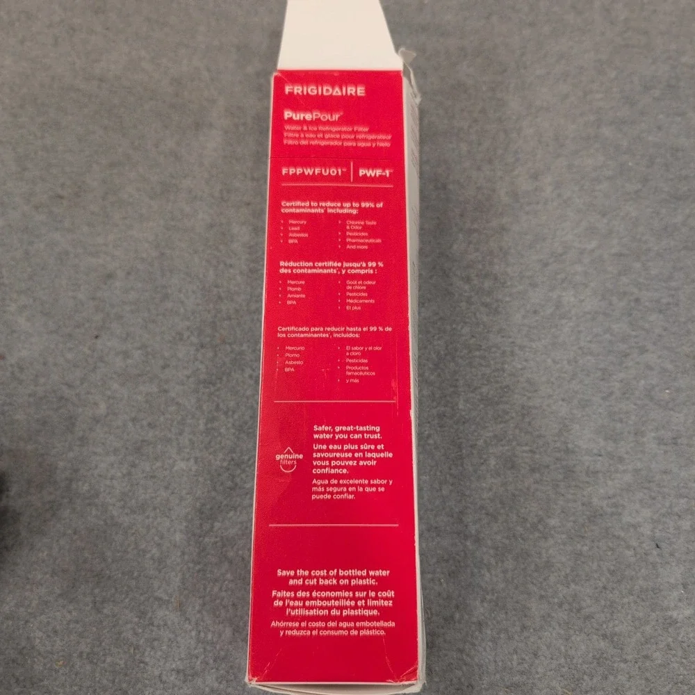 Frigidaire PurePour Refrigerator Water Ice Filter FPPWFU01 PWF-1 White New - Picture 2 of 4